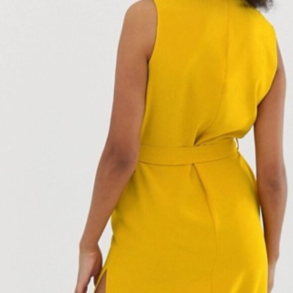River Island Yellow Midi Dress - Picture 3 of 10